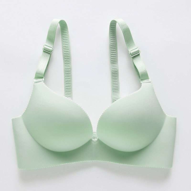 Women's Underwear Push Up Bra Seamless Bras Bralette Deep U Cup Girls  Intimates Clothing (Color : N002 J, Cup Size : 85B)