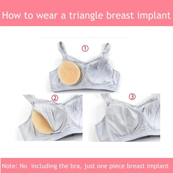 kf S52d9b88348e7462683cc360a04d79b0bg Silicone Breast Forms Mastectomy Prosthesis Waterdrop Only One Piece CT